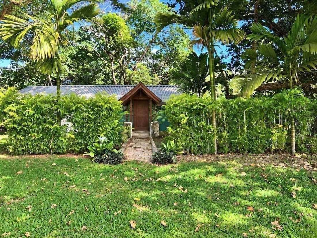 Garden Room surrounded by tropical gardens